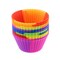 7Penn Silicone Cupcake Baking Cups Reusable Muffin Liners Small Multicolor Set